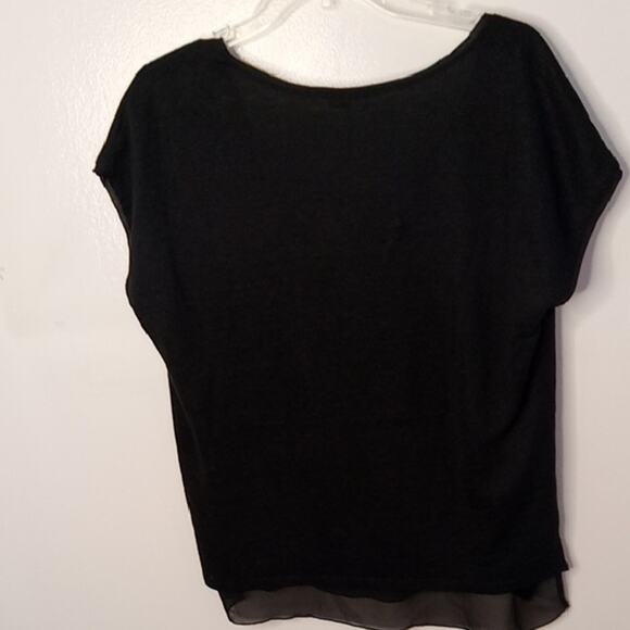 Vince Women's Size Small Cap Sleeve Black Top. Versatile, Minimalist - Picture 7 of 10